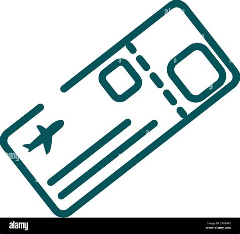 Isolated Airplane Ticket Vector Design Stock Vector Image And Art Alamy