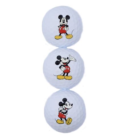 Disney Golf Balls Mickey Mouse Golf Balls 3 Pack