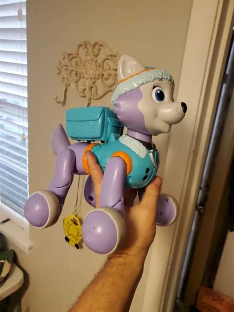 Paw Patrol Toy Everest Zoomer Interactive Robot Pup Dog Moves Talks