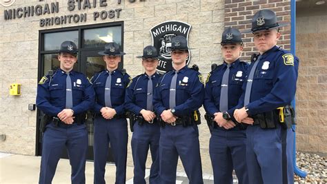 Six New Troopers Join Michigan State Police Brighton Post