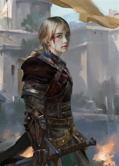 Pin By Anya Palkowski On Woman Armor Character Portraits Concept Art