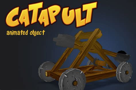 Catapult Animated Object 3d 武器 Unity Asset Store