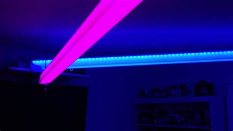 Led Strip Lights In Plexiglass At Corals Room Youtube