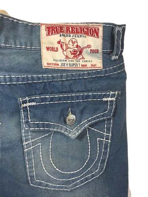 nearly new true religion bootcut jeans joey super t men s sz 40x32 flap pocket ebay