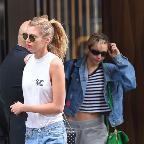 Miley Cyrus Girlfriend Stella Maxwell Gets Flirty At Victoria S Secret As She Launches New