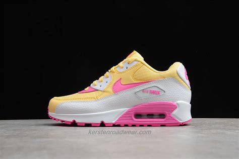 Nike Air Max 90 Essential 325213 702 Womens Yellow White Pink