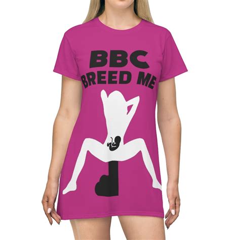 Bbc Breed Me T Shirt Dress Pink Etsy