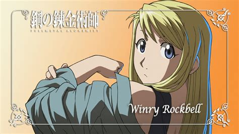rockbell winry fullmetal alchemist brotherhood 1080p hd wallpaper