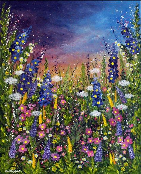 Stunning Flower Art Painting Large Canvas Painting Flower Painting
