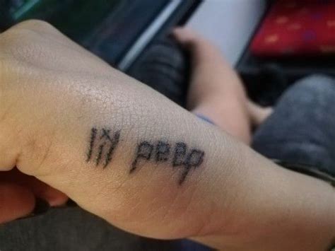 10 Beautiful Lil Peep Tattoo Ideas Lil Peep Tattoos Stick Poke