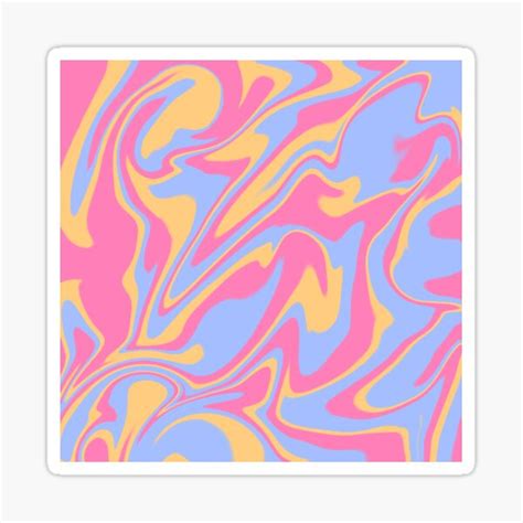 Pansexual Swirl Sticker By Gloomybunny Redbubble