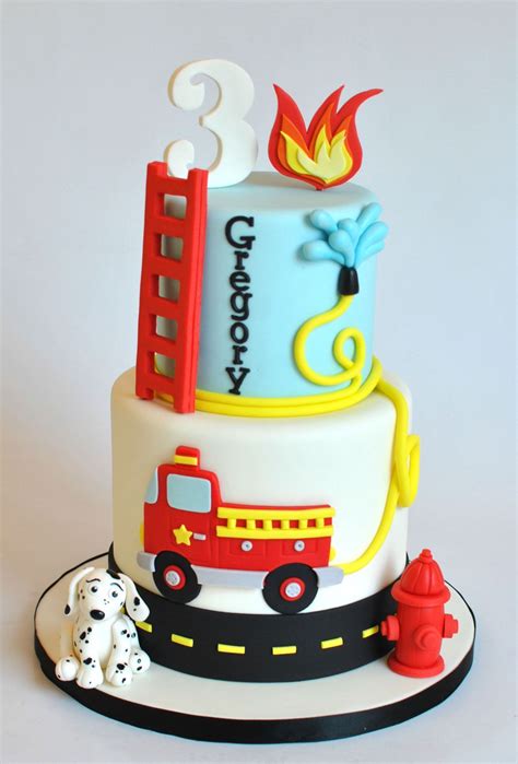 20 Of The Best Ideas For Fire Truck Birthday Cake Firefighter