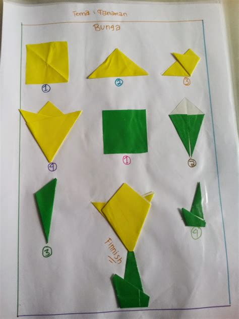 Origami Sederhana Materi Paud Kelas Kecil Dan Besar - vrogue.co