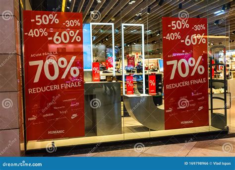 Discount Sale Signs Red Poster Offer Mock Up Advertise Display Frame
