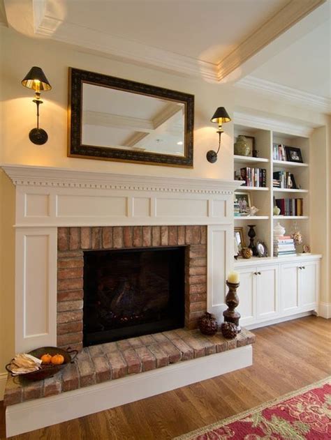 20 Creative Rustic Brick Fireplace Living Room Decor Ideas Home