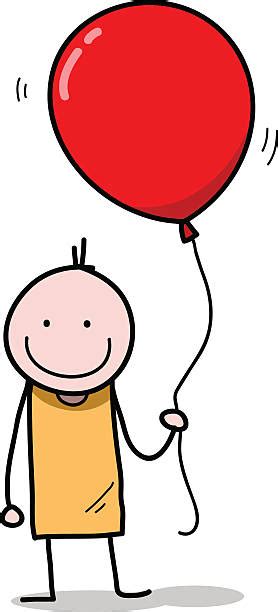 Royalty Free Boy Holding Balloons Clip Art Vector Images