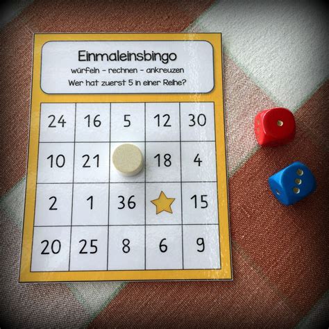 Hier findet ihr viele vorlagen zum ausdrucken. Einmaleins-Bingo: 1x1 bis 6x6 (oder Ergebniszahlenfeld ...