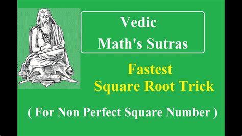 Vedic Maths Square Root Trick How To Find Square Root By Vedic Maths