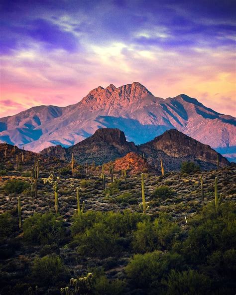Four Peaks Arizona Arizona Natural Landmarks Mountains