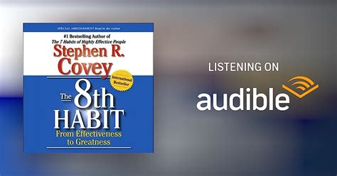 The 8th Habit By Stephen R Covey Audiobook