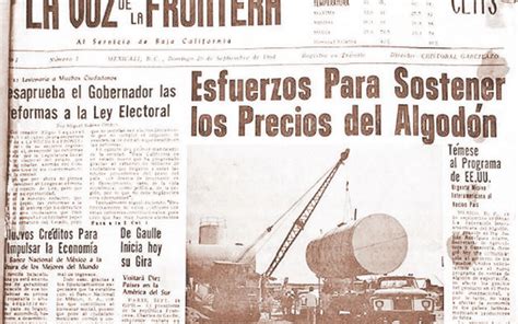 Aquella Primera Edición La Voz De La Frontera Noticias Locales