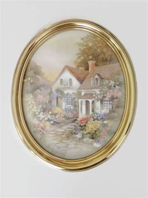 Check spelling or type a new query. Homco Home Interiors Framed Watercolor Print Cottage ...