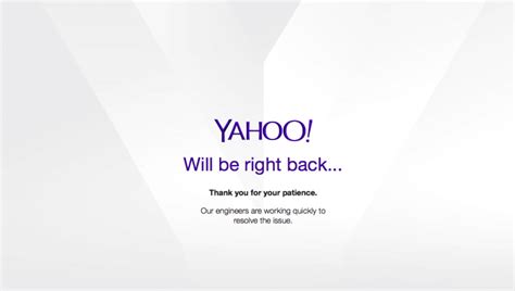 Yahoo Search Back Online After 4 Hour Outage Bing Went Down Earlier