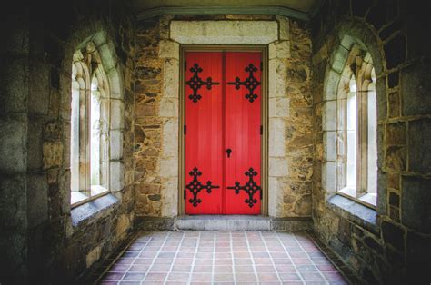 Medieval Castle Door Wallpaper