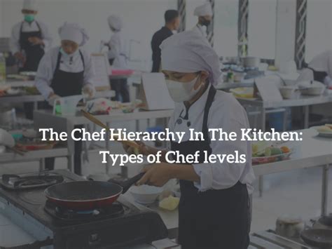 Journey Through The Intriguing Chef Hierarchy In Kitchens By Cookery