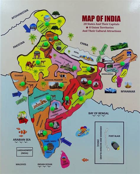 Kids Map Of India