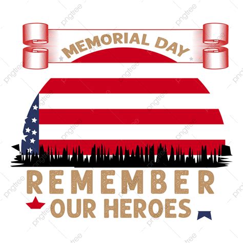 America Memorial Day 25 May Free Vector Png And Vector With