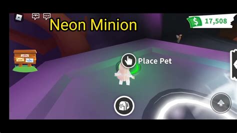 Making A Neon Minion Adopt Me Youtube