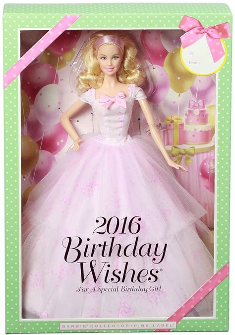 Birthday Wishes Barbie Doll Collector Bcp Blonde Floral Gown Hot Sex Picture