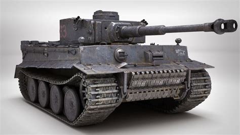 Modelo 3d Tiger 1 Tank PBR TurboSquid 1263708