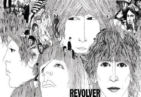 The Beatles Revolver Album Artwork Canvas Picture Wall Art Etsy Uk