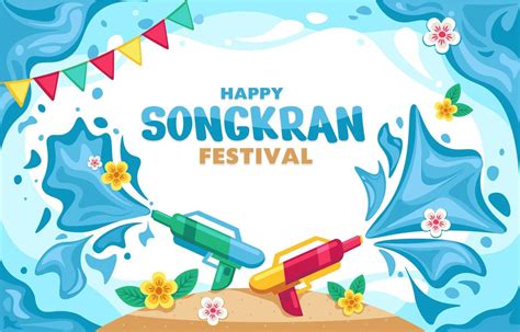 happy songkran festival background concept 4956821 vector art at vecteezy