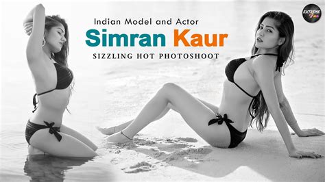 Sexy Simran Kaur Mundi Sizzling Hot Photoshoot In Two Piece Bikini Youtube