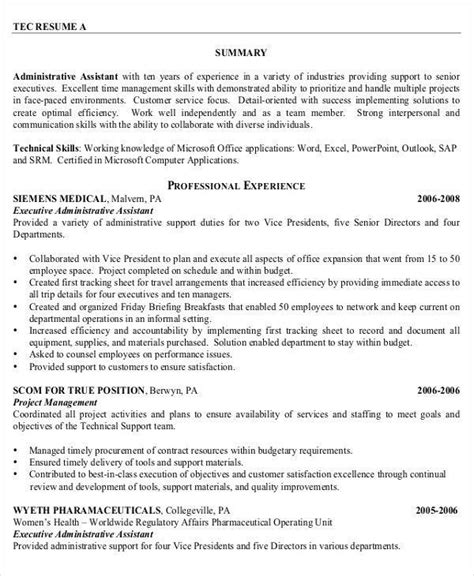 Executive assistant resume summary example. Executive Assistant Resume Samples 2019 - BEST RESUME EXAMPLES