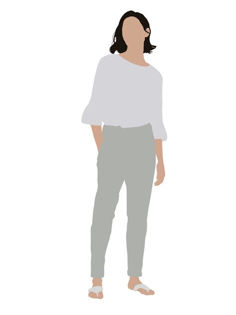 People Flat Illustration On Behance Person Illustration People Png