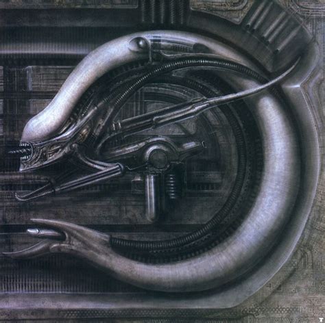 The Original Alien Concept Art Is Terrifying Alien Concept Art Hr Giger Alien Concept