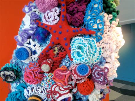 The Land Of Melting Shadows Crochet Coral Reef