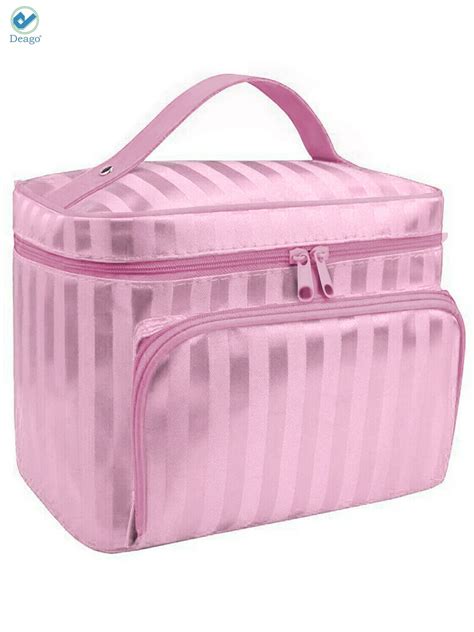Deago Makeup Travel Large Cosmetic Bag Case Organizer Pouch Portable