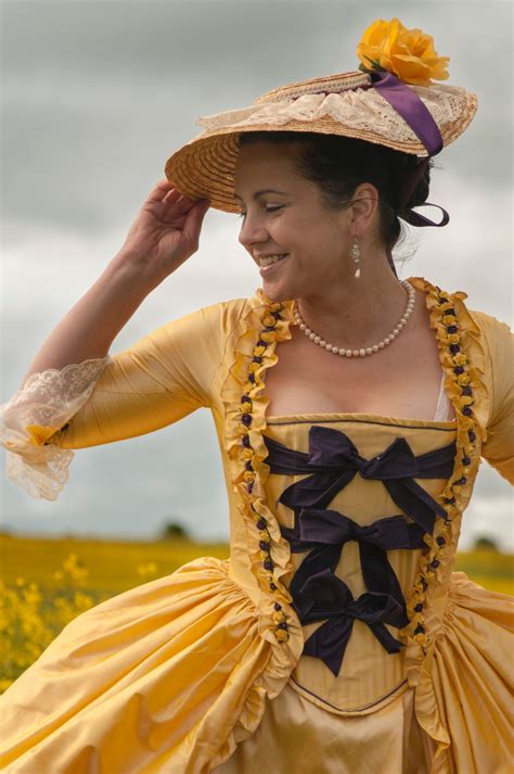 Yellow Frock Shoot 18th Century Bridal Style 18th Century Clothing