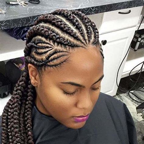 African braids hairstyles braided hairstyles. 10 Ghana Weaving All-Back Styles Bound To Make You The ...