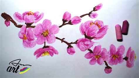 How To Draw Cherry Blossom Sakura Very Easy Youtube