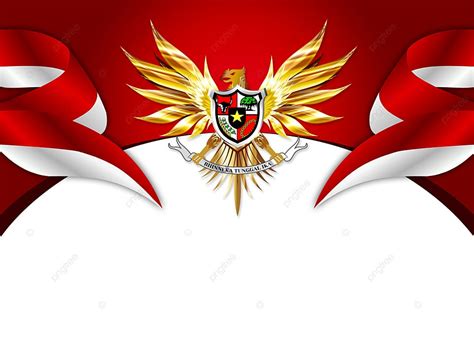 Background Latar Belakang Emas Merah Garuda Indonesia Pancasila Perayaan Independensi Patriotik