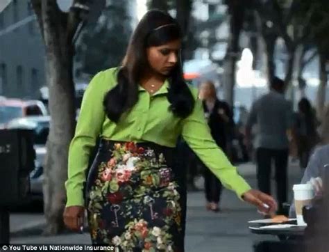 Mindy Kaling Gets NAKED In Teaser For Upcoming Nationwide Super Bowl Commercial Daily Mail Online