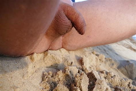 My Uncut Cock At The Beach 23 Pics Xhamster