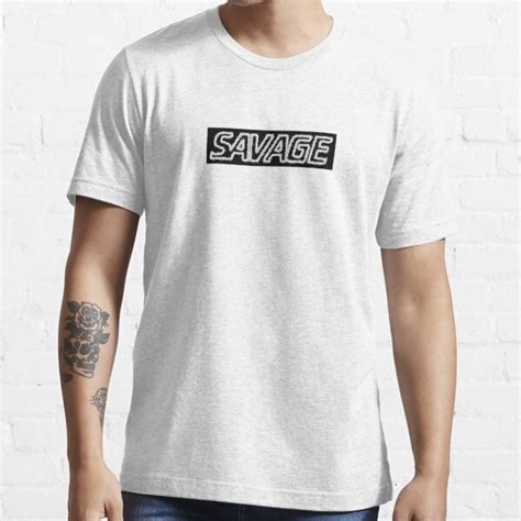 Savage Logo T Shirt For Sale By Bloodyorange Redbubble Savage T