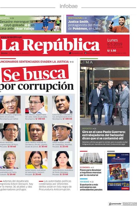 la republica peru 6 de mayo de 2019 infobae